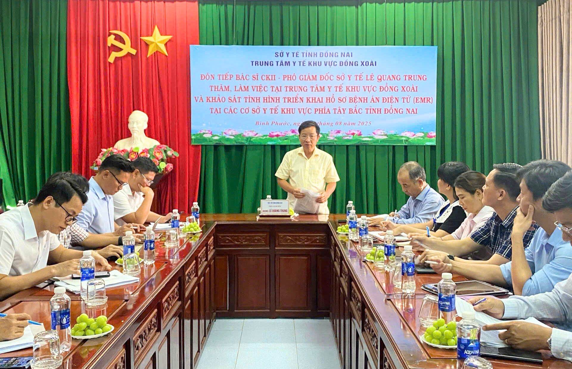 Sở Y tế khảo sát tình hình triển khai hồ sơ bệnh án điện tử tại Trung tâm Y tế khu vực Đồng Xoài