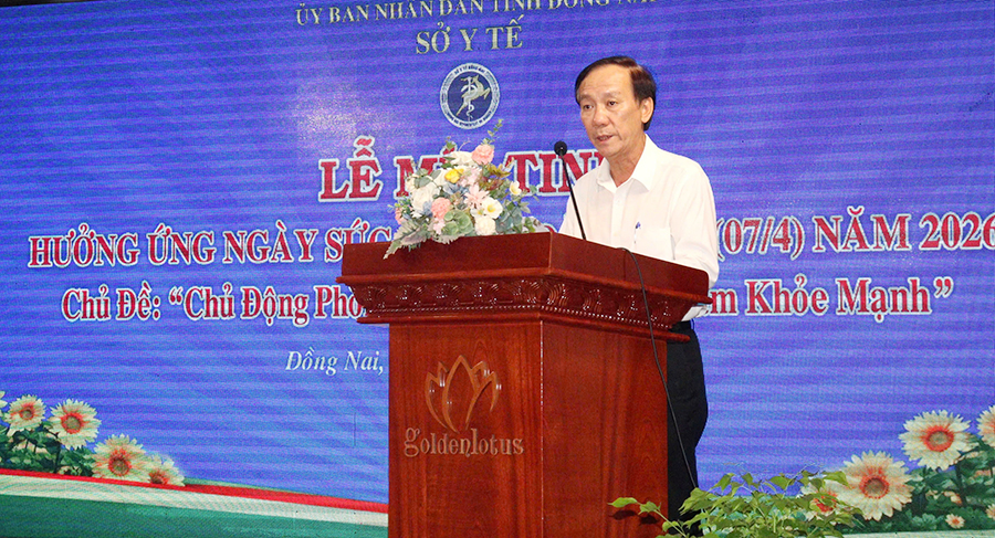 Đồng Nai hưởng ứng Ngày Sức khỏe toàn dân năm 2026: Chủ động phòng bệnh vì một Việt Nam khỏe mạnh